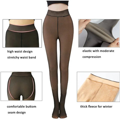 Thicken Polar Stockings Winter Warm Leggings Women