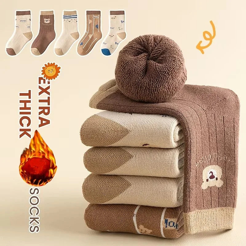 Winter Baby Socks 5 Pairs