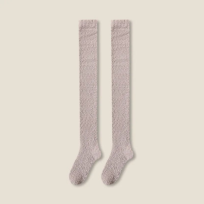 Winter Warm Coral Fleece Over-knee High Socks