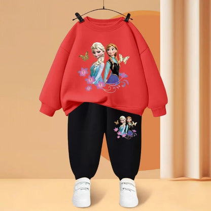 Princess Print Children's Tracksuit Set