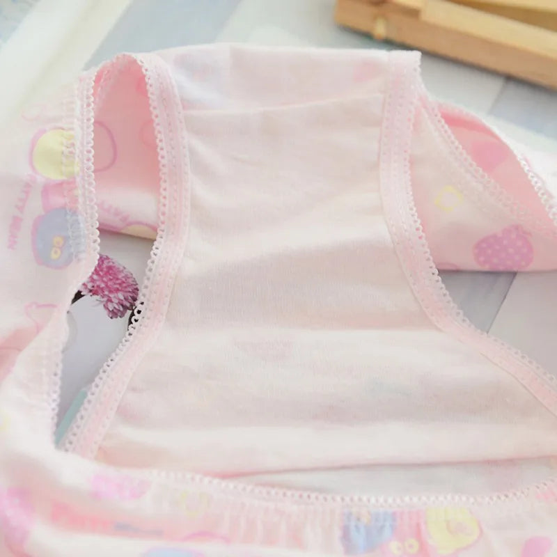 6PCS/Lot Kids Underwear Baby Girls Panties Cotton