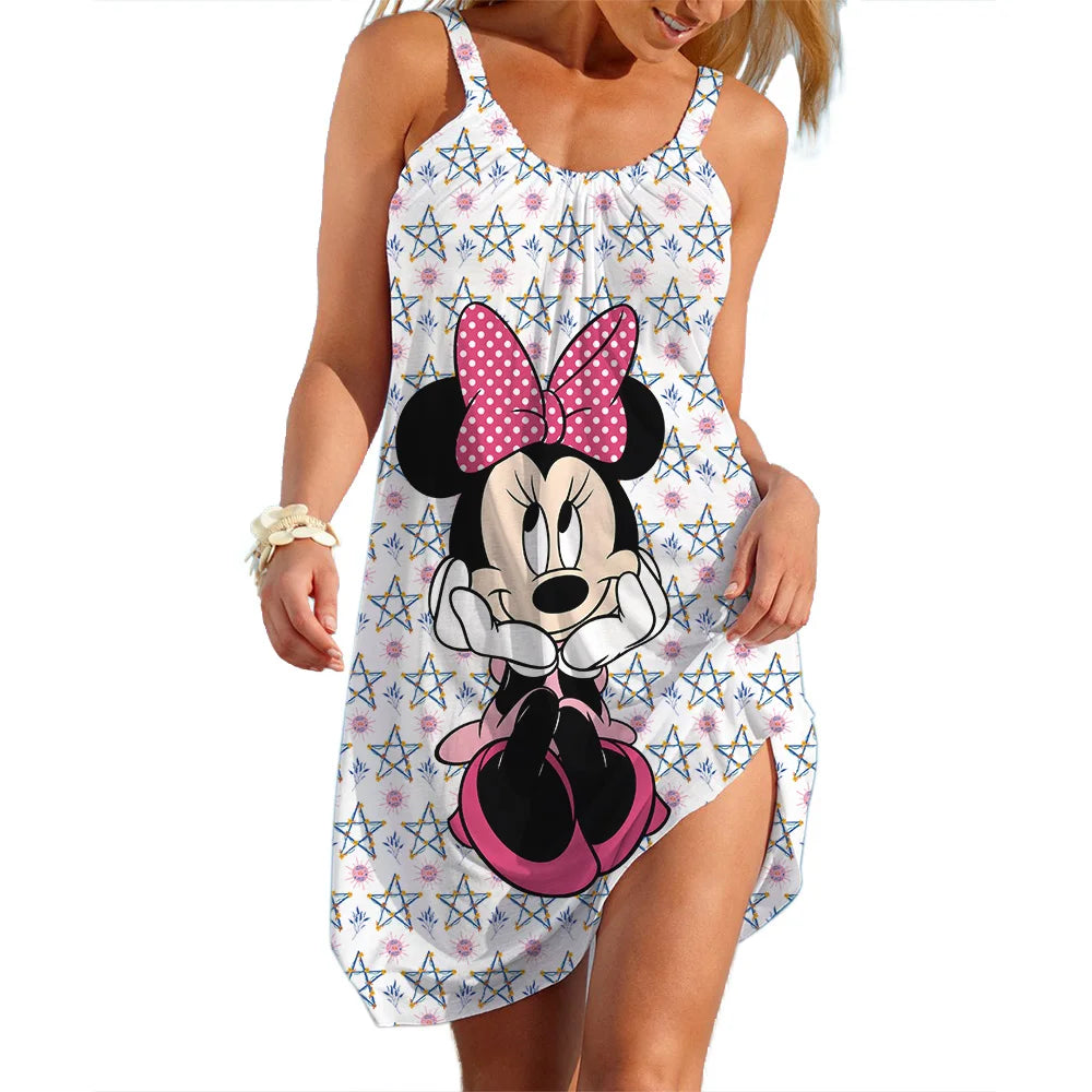 Disney Mickey Minnie Slip Dresses