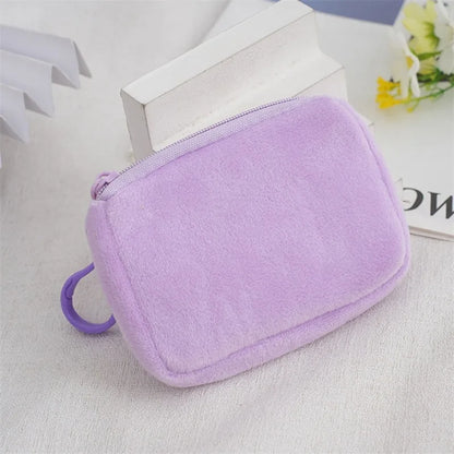 Plain Canvas Cotton Bag Pure Zipper