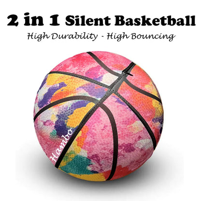 Mute Bouncing Basketball 24cm Indoor Dribble