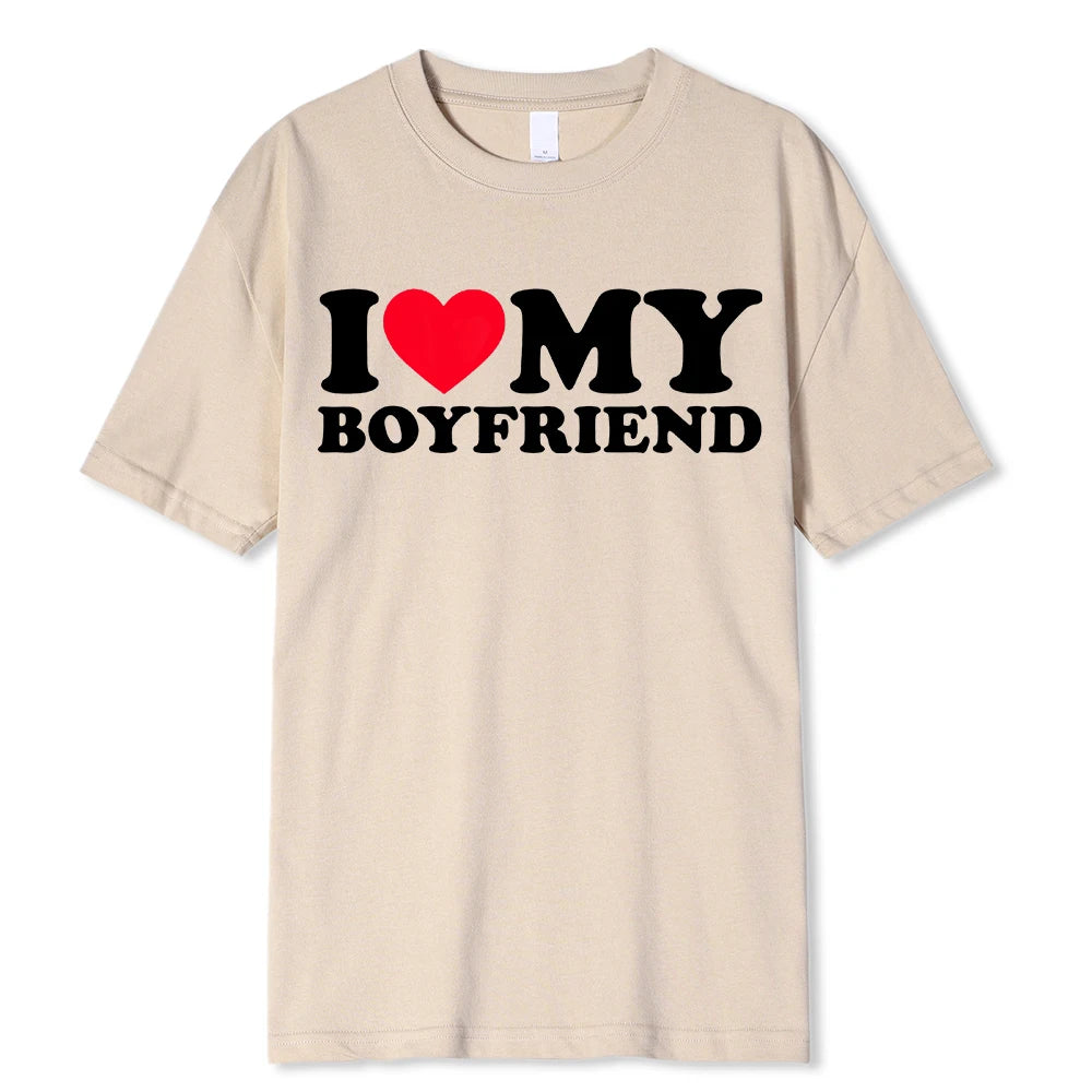 I Love My Boyfriend & I Love My Girlfriend T Shirt