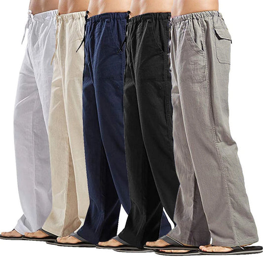 Cotton Linen Sweatpants