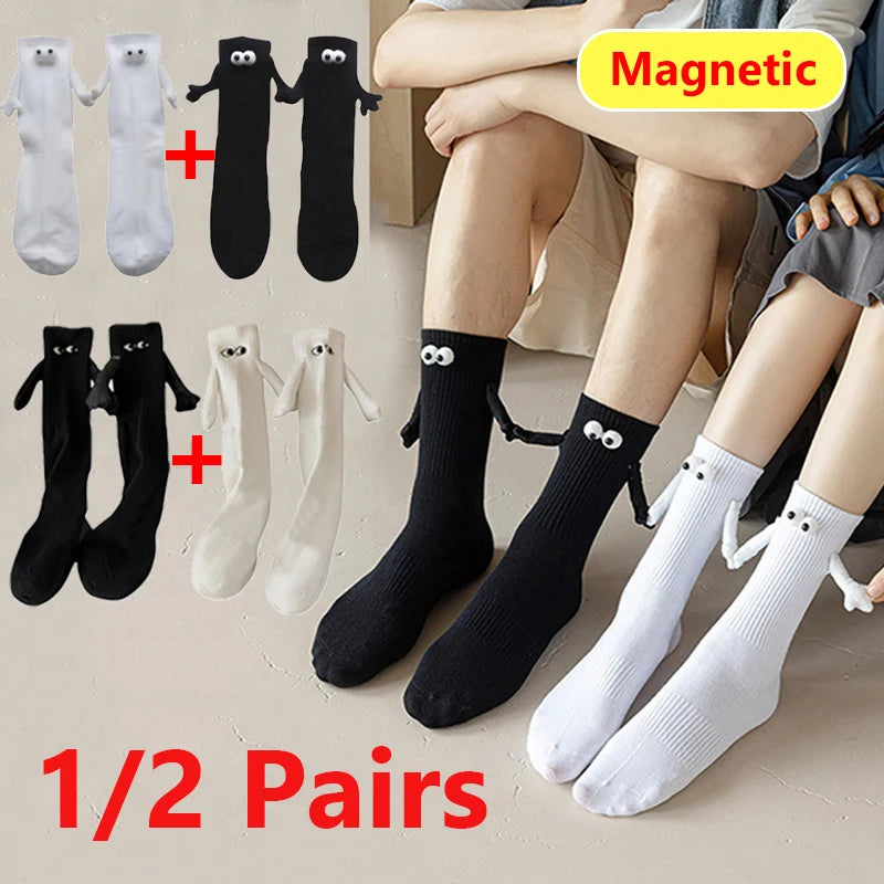 Couple Cotton Sock Magnetic