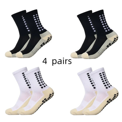 4 pairs of men's soccer socks