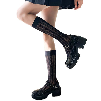 Women Lolita  Thigh High Socks