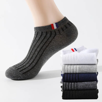 Thin Summer Blending Boat Socks(5 Pairs)