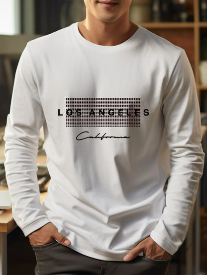 Men's 100% cotton summer loose fit large Los Angeles