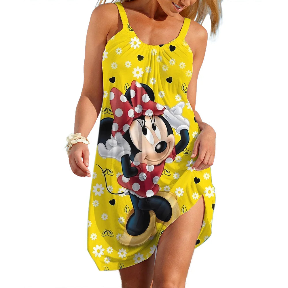 Disney Mickey Minnie Slip Dresses