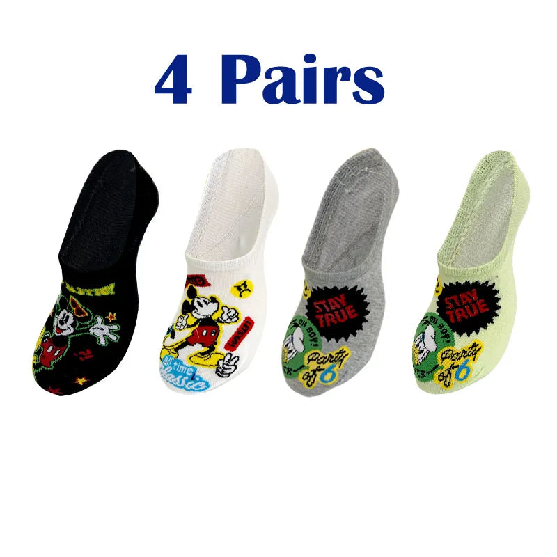 Disney Summer Casual Cute women Socks (5 Pairs)