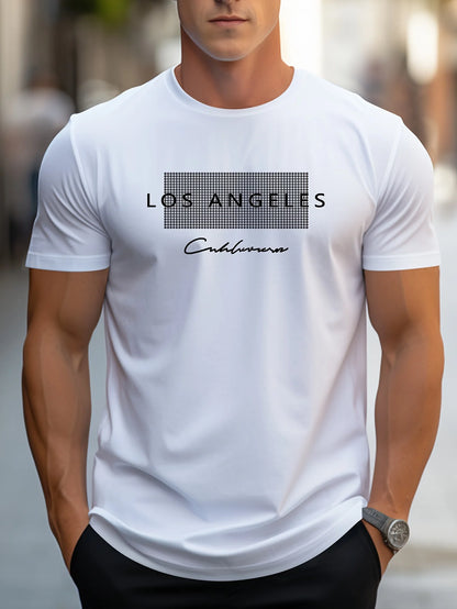 Men's 100% cotton summer loose fit large Los Angeles