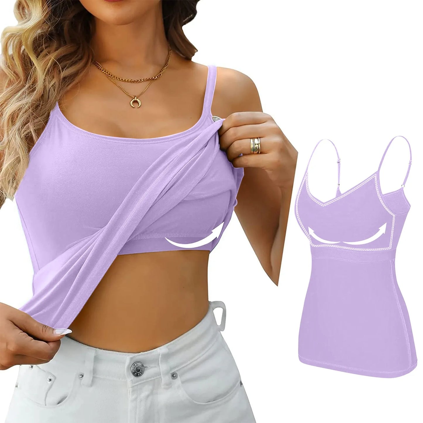 Padded Bra Tank Top Women