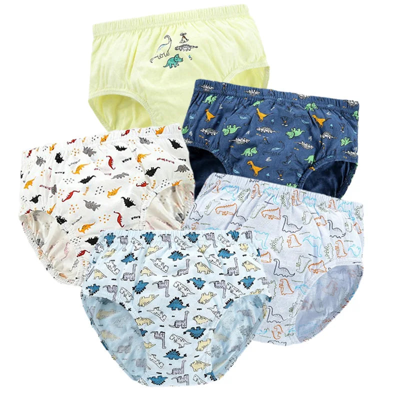 5 Pieces/Lot Children Underwear Cartoon Mickey Boys Panties