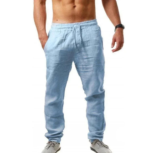 New Men's Cotton Linen Pants