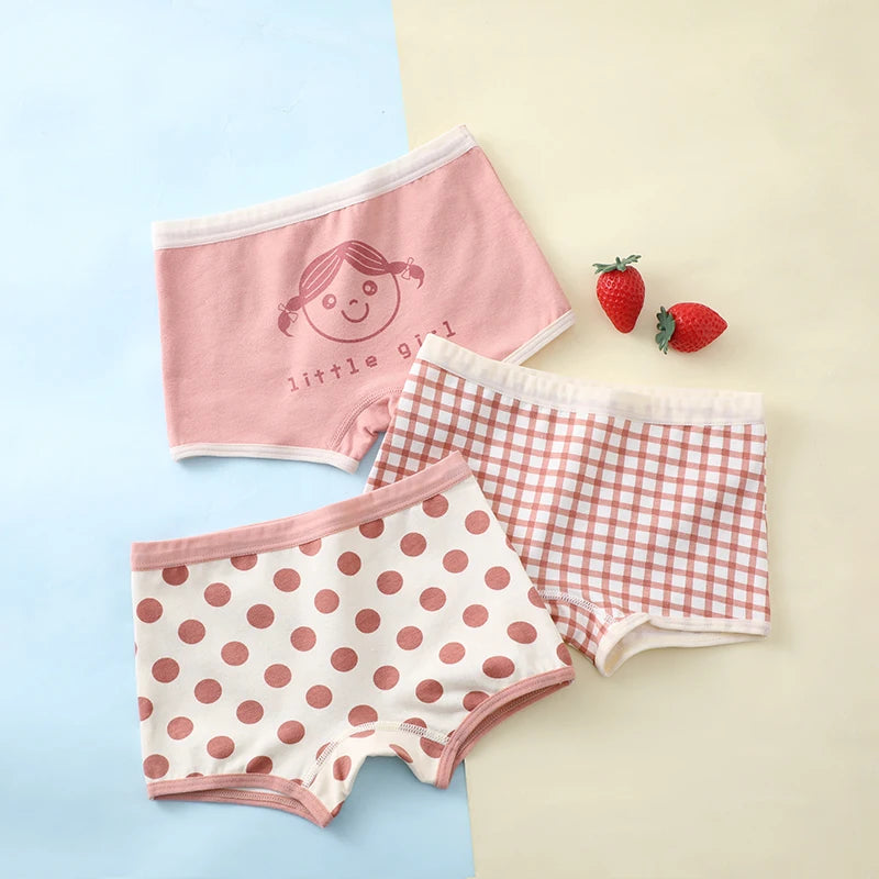 3Pcs/lot Kids Panties 7 Collections Chirdren's Underwear