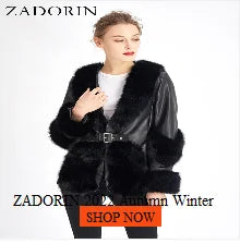 Mink Coats Autumn Winter Fluffy Black Faux Fur Coat