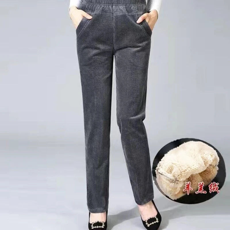 Thin & Plush Thick Casual Pants