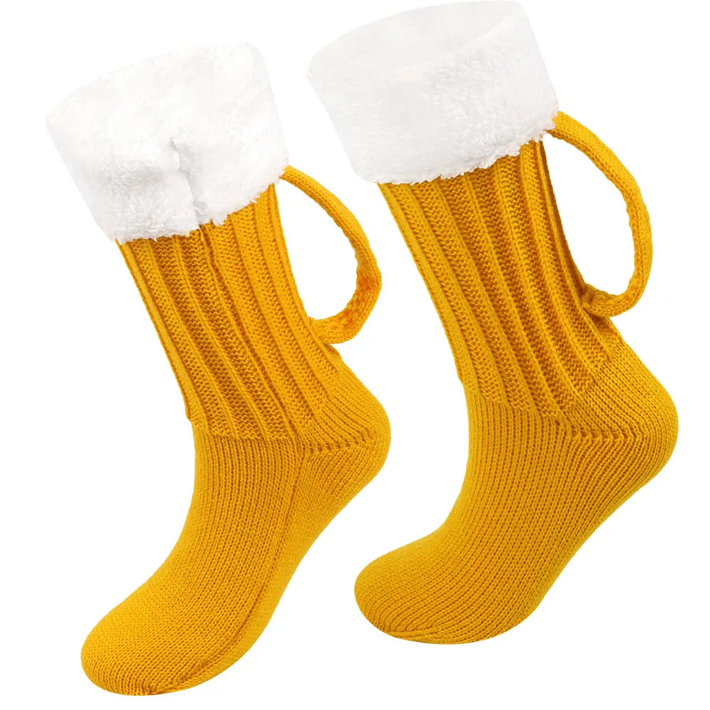 Thick Beer Mug Socks