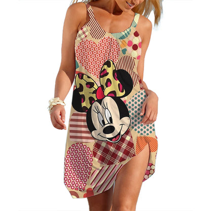 Disney Mickey Minnie Slip Dresses