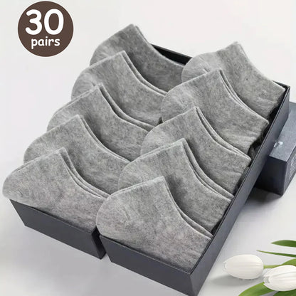 Breathable Deodorant Men's Low Cut Ankle Socks