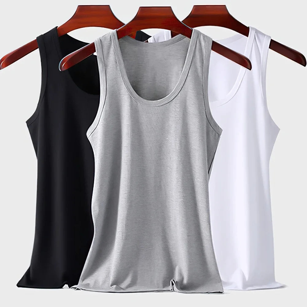 9Pcs Men's Cotton Athletic Tank Top Sleeveless