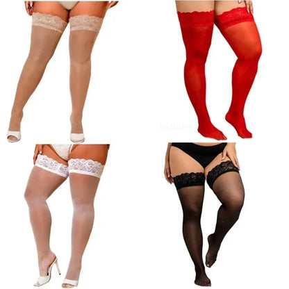 Women Large Plus Size Stockings