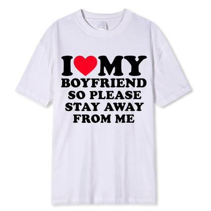 I Love My Boyfriend & I Love My Girlfriend T Shirt