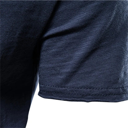 100% Cotton Men T-shirt Casual Soft Fitness