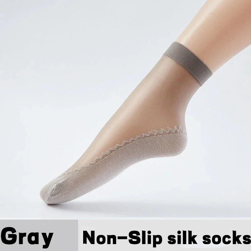 10Pcs Lace Ultrathin Socks Women