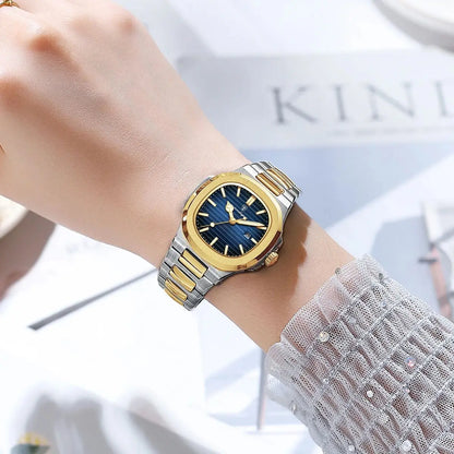 Luxury Square Watch for Woman Waterproof