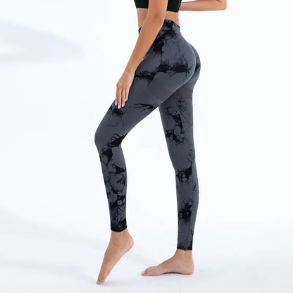 Tie-dye Gym Leggings Seamless