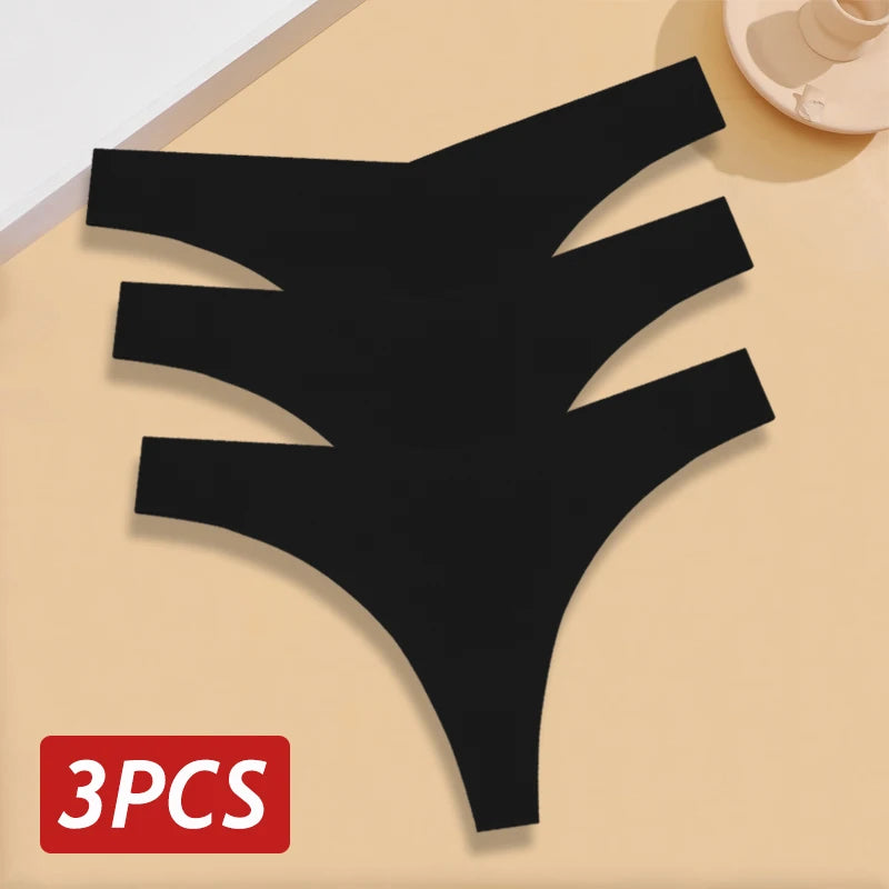 3Pcs/Set Women Seamless Panties Sexy V-Waist