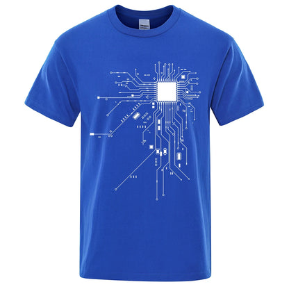 CPU Processor Circuit Diagram T Shirt