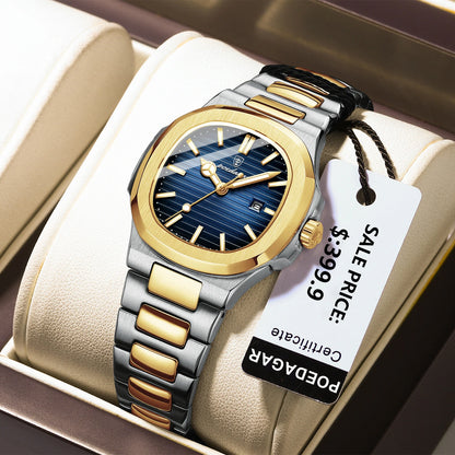 Luxury Square Watch for Woman Waterproof