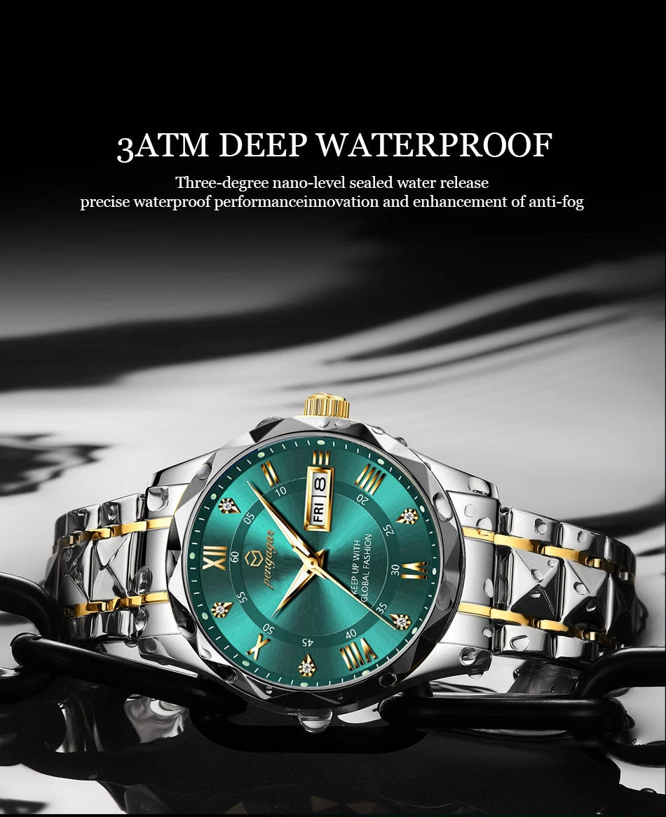 Wristwatch Waterproof