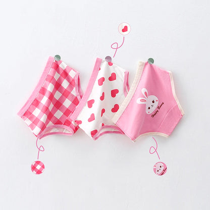 3Pcs/lot Kids Panties 7 Collections Chirdren's Underwear