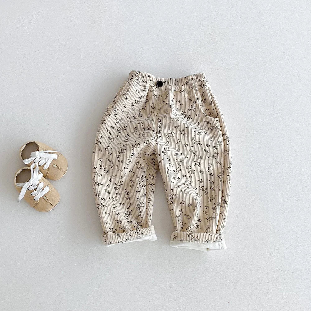 Autumn Kids Baby Pants Thicken