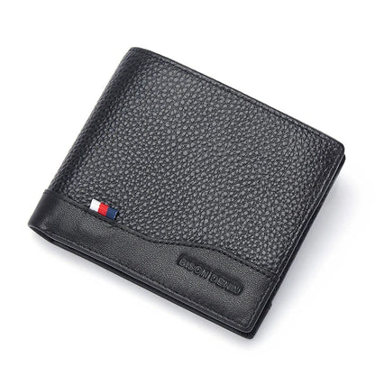 Genuine Leather Men Wallets Brand Luxury