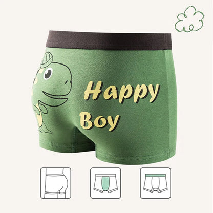 4 Pcs/Set Kids Boys Underwear Cotton Children Boxer