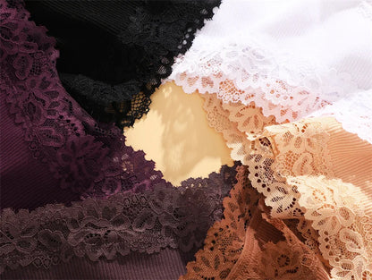 3PCS/Set Sexy Lace Cotton Panties