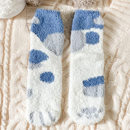 Autumn Winter Socks Cute Cat Claw