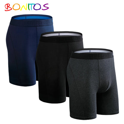 3pcs Long Boxers For Man Underwear