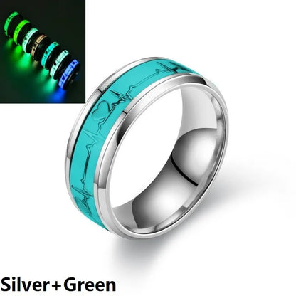 Stainless Steel Luminous Finger Rings