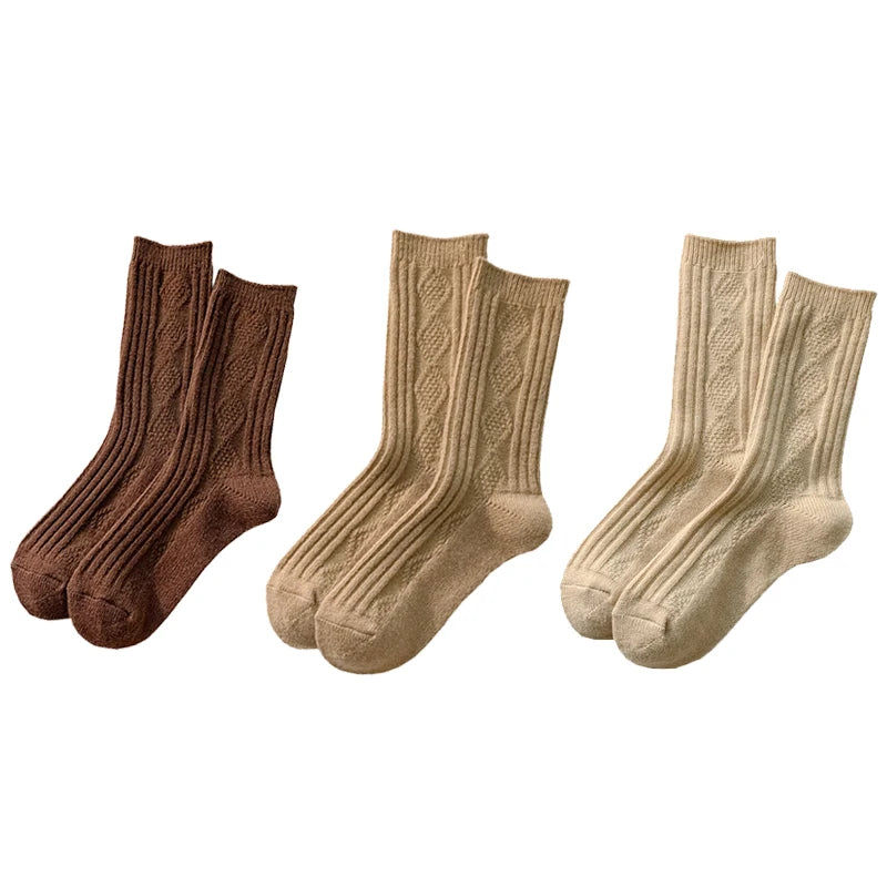 3 Pairs/Lot New Cashmere Wool Socks