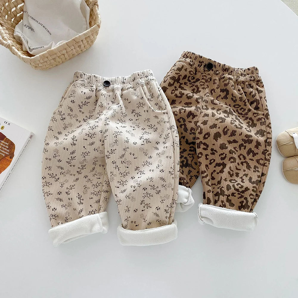 Autumn Kids Baby Pants Thicken