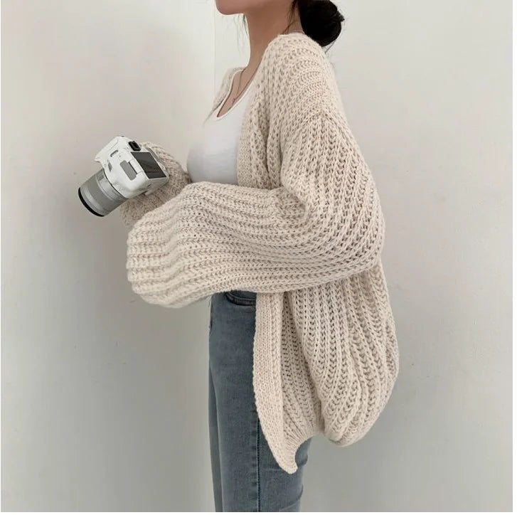 Sleeve Women Cardigan