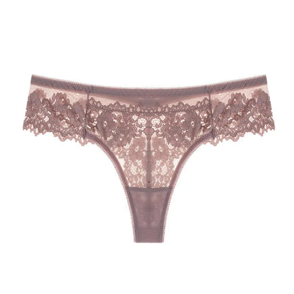 Lace Thong Women Lace Low Waist Panties